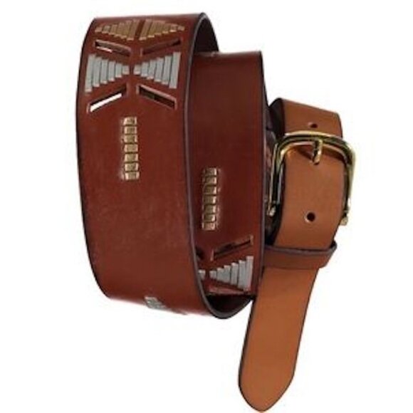 Cuirum Barcelona Leather Handmade Woven Belt